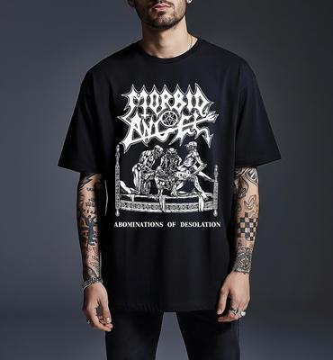 T-shirt Morbid Angel et t-shirt enfant Abominations Of Desolation Merch Fan de Groupe Death Metal T-shirt Unisexe et t-shirt enfant