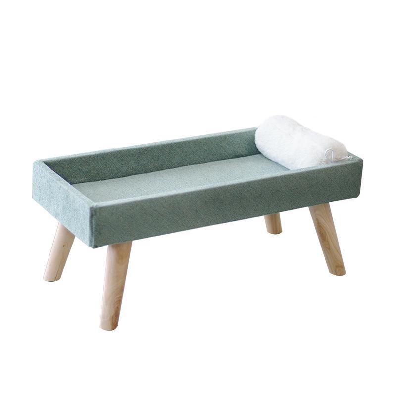 

Креативный гамак для кошек из цельного дерева: Дышащая, всесезонная, загорающая и влагонепроницаемая подстилка для домашних животных