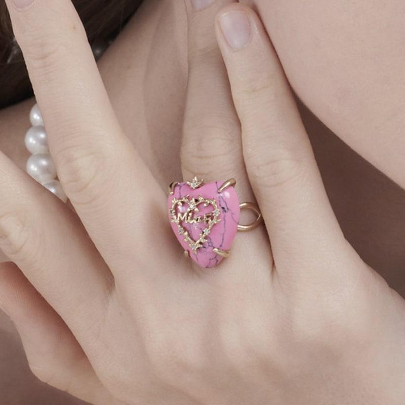 MIAF Heybongbong Pink Open Ring MF053R