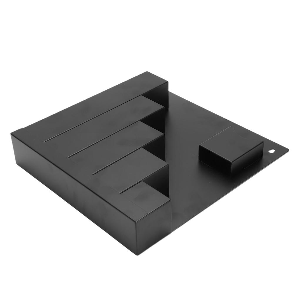 Wall Mount Cable Tie Holder 5 Grids Storage Rack   Metal   for Workshop Shed Garage Home