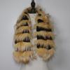 Winter Real Fox Fur Scarf Women Full Pelt Warm Natural Rex Rabbit Fur Scarves Female Thick Quality Real Fox Fur Muffler