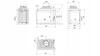 Cast Iron Fireplace KRATKI SIMPLE Left 8 kW Ø 200 Installation Kit