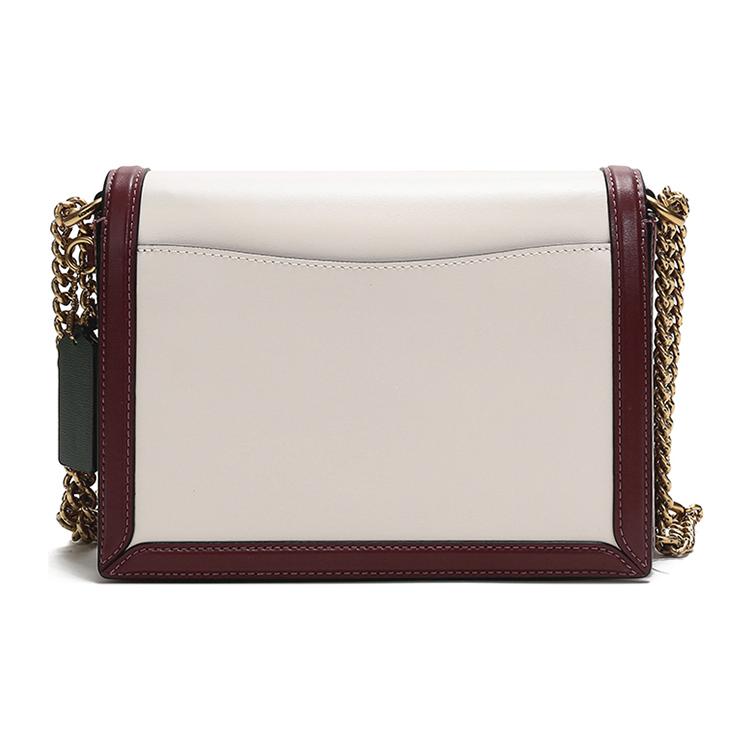 New COACH Hutton Calfskin Small Square Bag, Crossbody Bag, Shoulder Bag Women's 612-B4CAH