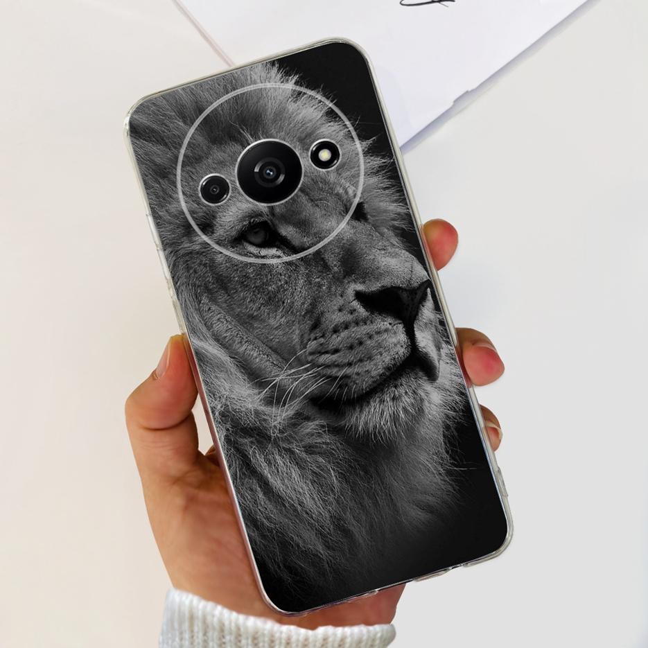 Für Xiaomi Redmi A3 Hülle Stilvolle Bemalte Abdeckung 6,71'' Klare Silikon-Weiche-TPU-Handyhülle Für Xiaomi Redmi A3 RedmiA3 Fundas Capa