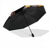 1pc Dachshund Flowers Automatic Folding Umbrella, Sturdy And Durable Automatic Folding Umbrella with 8 Ribs, Convenient for Outdoor Use085