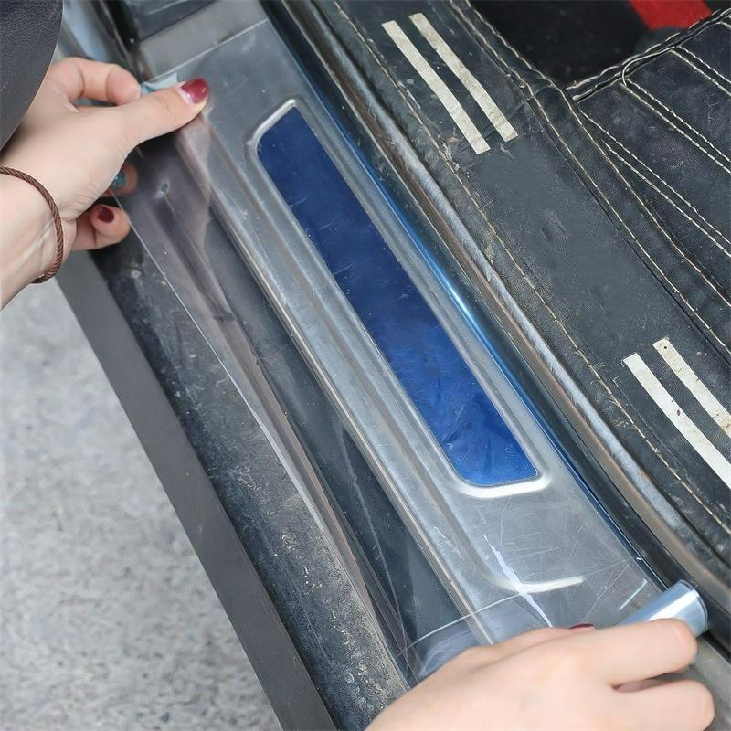 Skin Car Protective Film Door Entrance Paint Protection Transparent Invisible Car Coat Film Automobiles Paint Protective Sticker