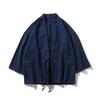 Japanese Kimono Cardigan Men Linen Haori Yukata Male Samurai Clothing Chinese Hanfu Streetwear Jacket