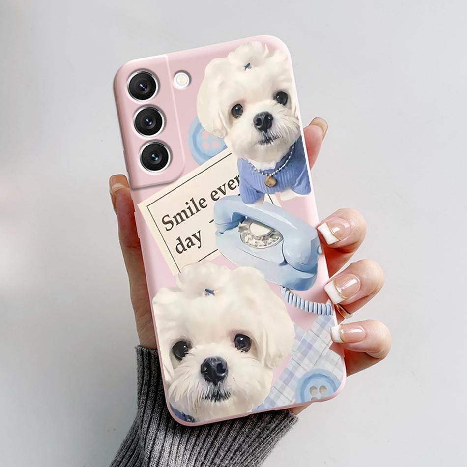 Case For Samsung Galaxy S22 Bags S 22 Plus Ultra Cover Protective Silicone Funda Astronaut Phone Case Coque For Samsung S22 Capa