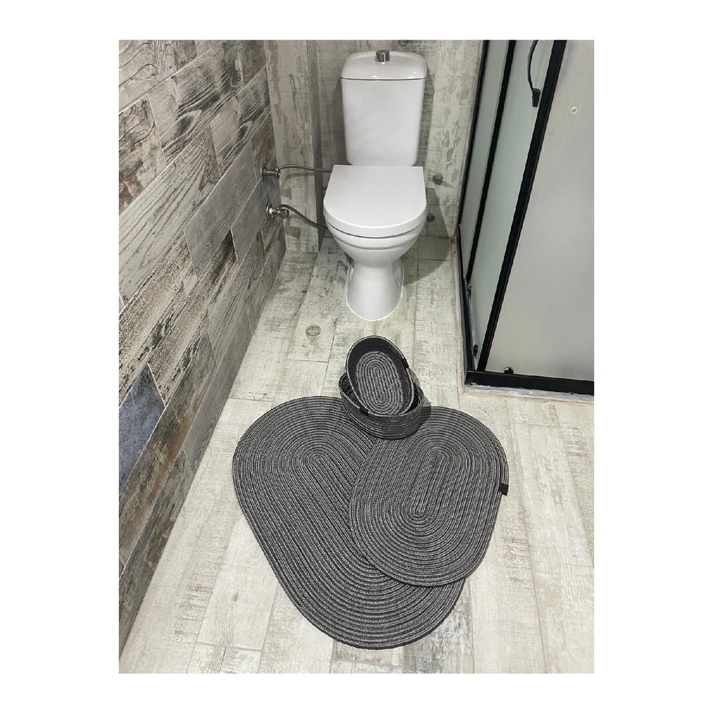 Iuta, răchită, set covoraș de baie, set coș de baie, set covoraș