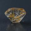 Eigado Rutilated Quartz Sun Rutilated Power Stone for Good Career and Amulet Tumble, 13.3g, Quartz, Fortune, Luck,