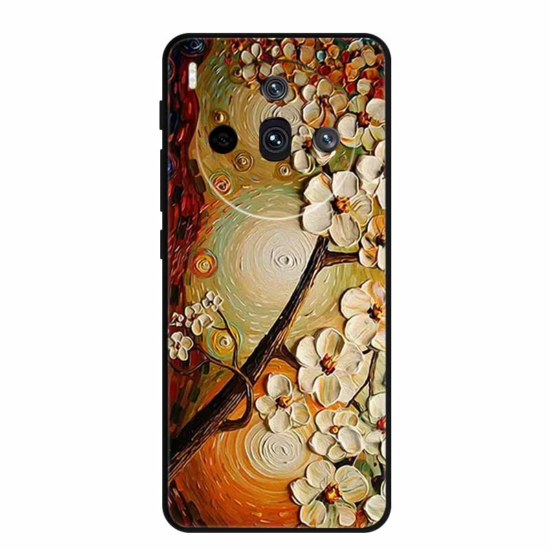 3D Relief Emboss Case For ZTE nubia Z60S Pro Z50s Pro Z70 Z50 Z60 Ultra Blade A75 A73 5G Black Silicone Soft Back Cover Case Bag