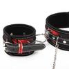 Sexy Exotic Apparel PU Leather Collar Nipple Clamps Handcuffs Sex Bondage Sexy Products Exotic Accessories