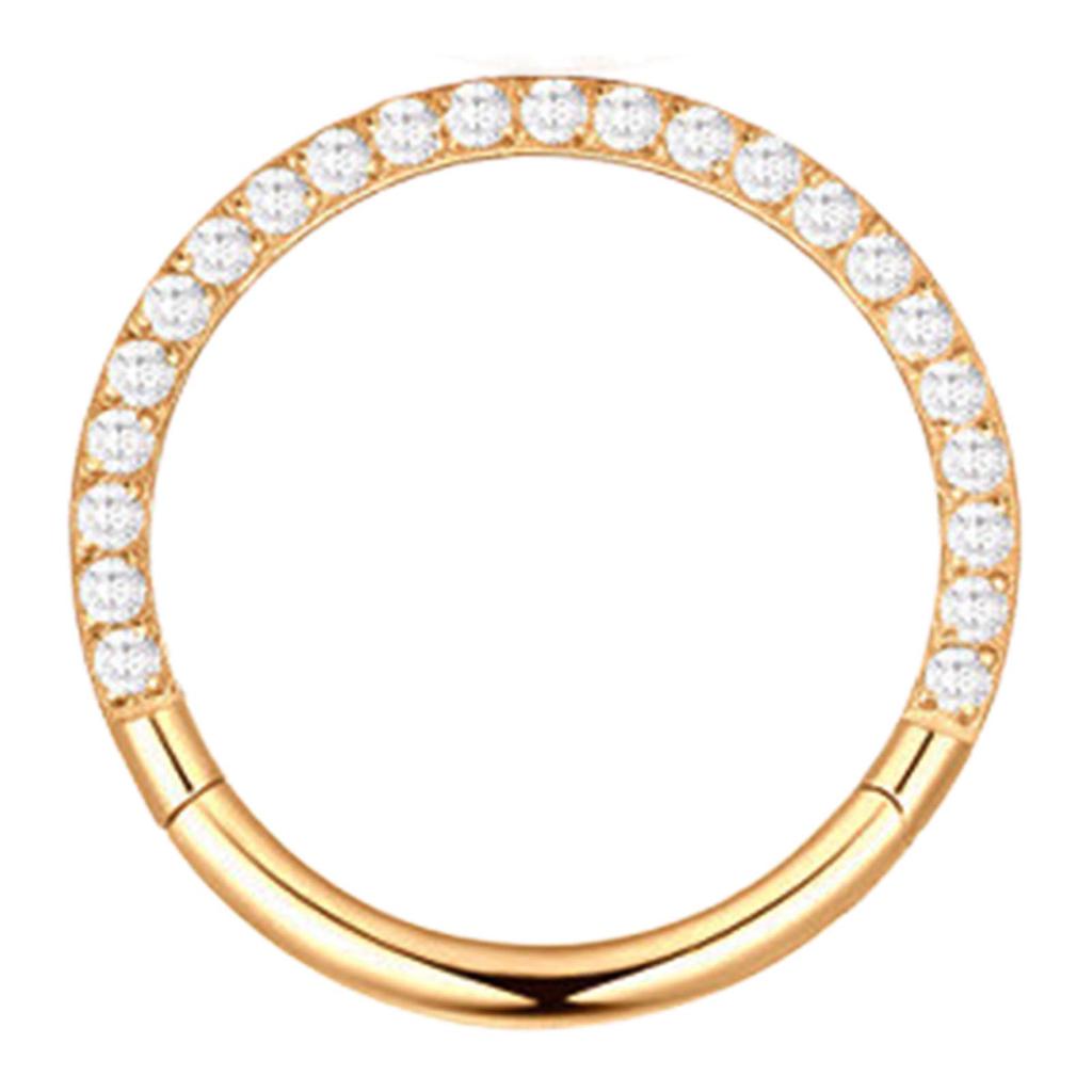 Nose Hoop 3 Piercing Nose Hoop Zirconia Decoration Skin Friendly Exquisite Jewelry
