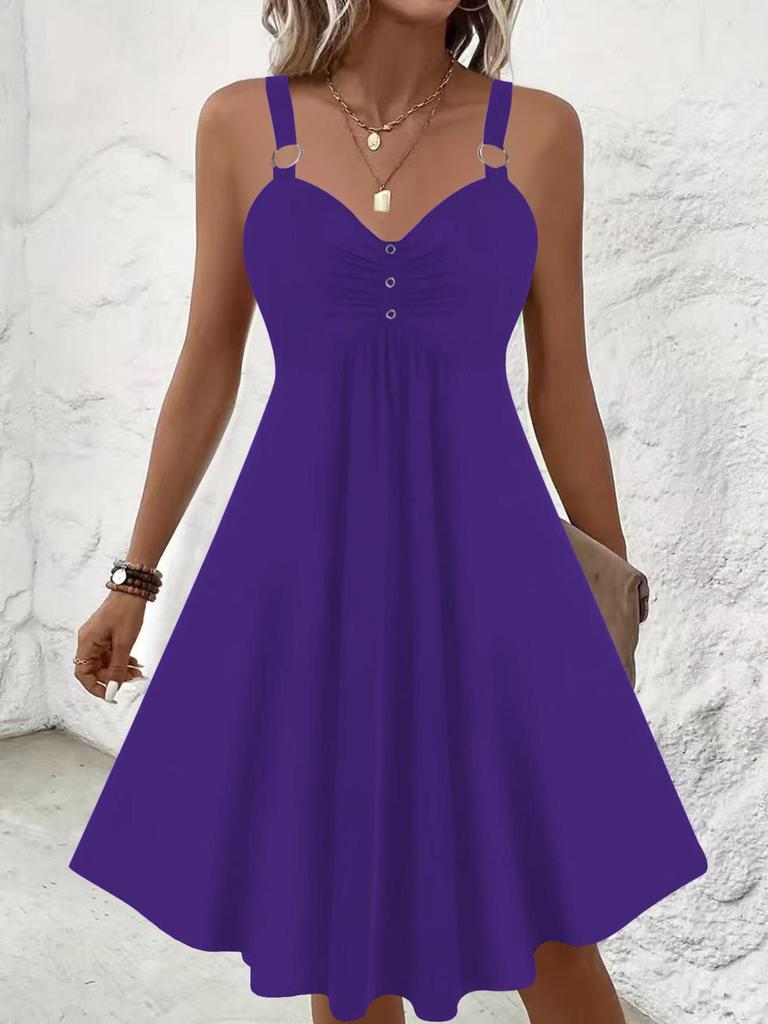 Cross-border Y2K Summer High Waist Eyelet Patchwork Camisole & Mini Skirt Set for Women - Solid Color, Sexy V-Neck, Sleeveless