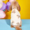 Dogs Pet Sweater Winter Leopard Print French Puppy Pullover  Cartoon Bear Fuzzy Pet Sweatshirt Warm Pullover Soft Pet Clothing