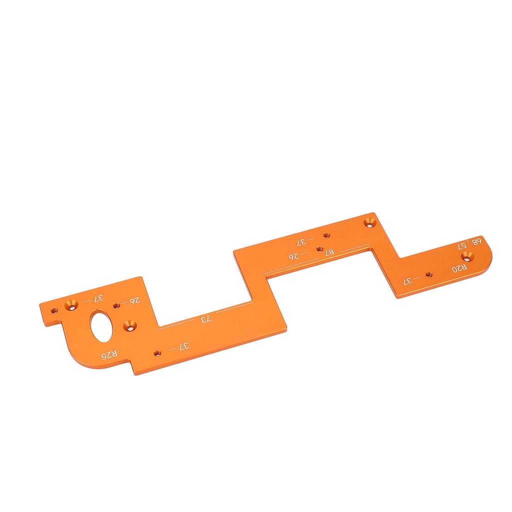 Arc Grooving Auxiliary Tool Thickened Aluminium Alloy Multipurpose Arcs Grooves Cutter Template