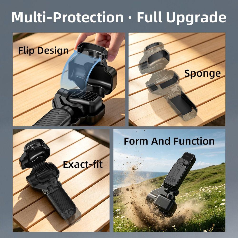 Flip Cover Screen Protector Lens Cover for DJI Osmo Pocket 4P Gimbal Camera Accessories