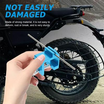 Motorcycle ATV Universal Heavy Chain Positioning Tool Portable Sprocket Calibration Tool Wheel Repair Hand Tool Supplies