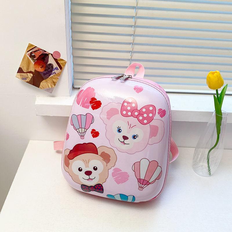 Hard Cartoon Stellalou Shell Backpack Embossed Design Large  Waterproof Capacity