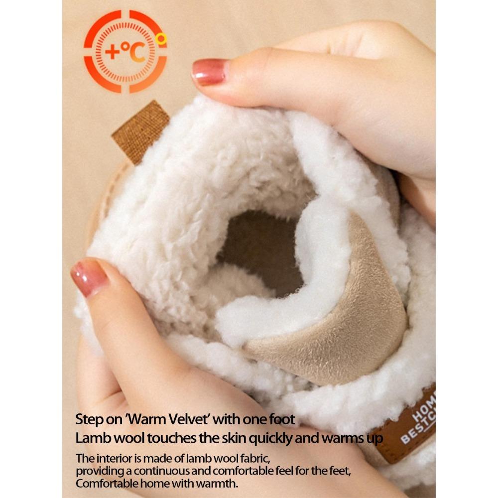 2025 New Women's Winter Snow Boots with Thickened Velvet Lining for Non-Slip, Warmth, and Comfort