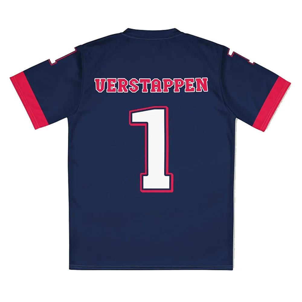 Maximální počet 1 Verstappen dresy Trička s krátkým rukávem Unisex Streetwear Tričko s 3D potiskem Ležérní volné oblečení s kulatým výstřihem