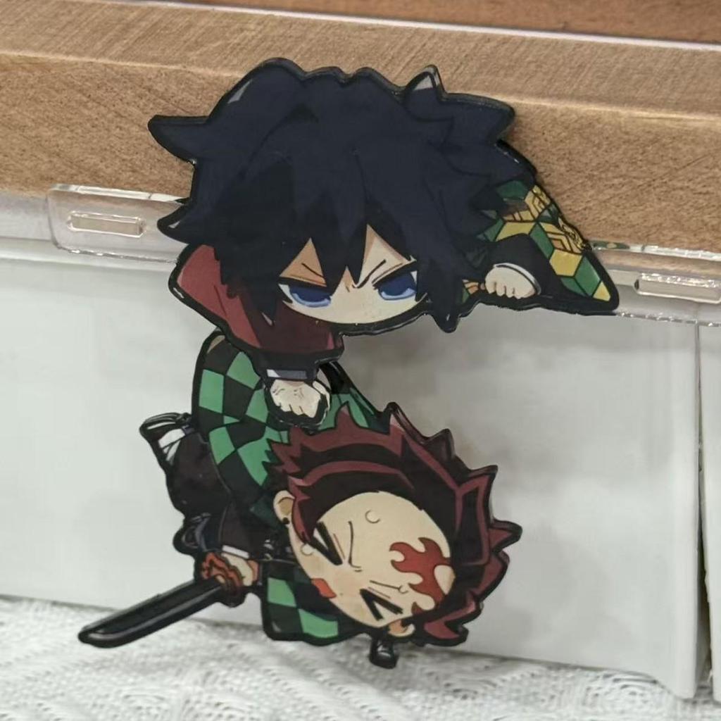 Demon Slayer Tanjiro & Giyu Acryl-Aufsteller Schlüsselanhänger Shaker-Ornament