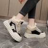 Fashion Autumn Winter Women'S Plush Lined Thickened Warm Outdoor Sports Snow Boots Comfortable Thick Sole Cotton Shoes Sneakers Botines