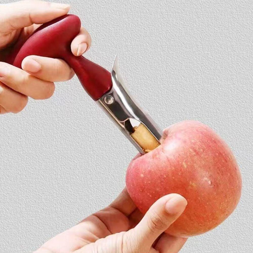 Edelstahl Obstschneider Multifunktionales Kernentferner Werkzeug Obstentkerner Lebensmittelzubereitung