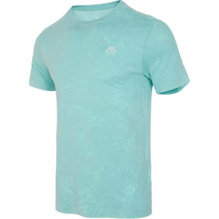 Nike Sportswear Club Washed-Dye T-Shirt  Lake Green  Men s FD1283-309 M