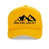One Life Live It Baseball Cap Fashion Summer Sun Visor Hats For Men Women Breathable Dad Hat Sports Snapback Caps