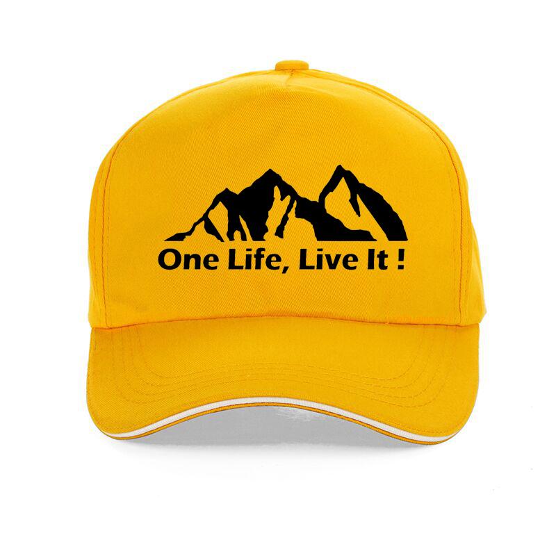 One Life Live It Baseball Cap Fashion Summer Sun Visor Hats For Men Women Breathable Dad Hat Sports Snapback Caps