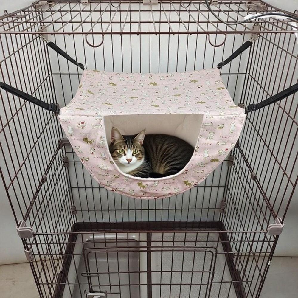 Breathable Kitten Swing Bed Sleeping House Cat Hanging Bed Cat Cage Hammock  Guinea Pig