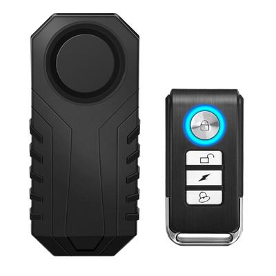 Extractme Drahtloser Motorrad-Vibrationsalarm IP55 Wasserdichter Fahrradalarm Fernbedienung Diebstahlschutz Fahrrad-Detektor Alarmsystem