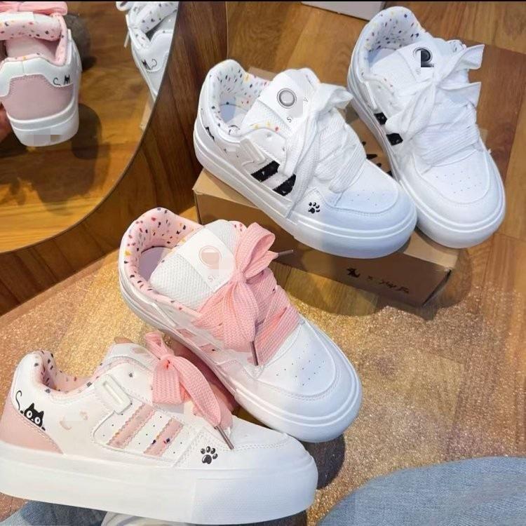 Cartoon cat claws Korean casual new spring thick baseplate shoes bread shoes