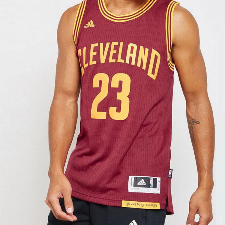 Adidas Cleveland Cavaliers LeBron James Jersey Men Tops Red A61199