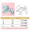 Small Dog Harness Leash Set Cute Traction Bracelet Medium Cat Collar Suit Soft Puppy Vest Harness Adjustable Pet Accessories