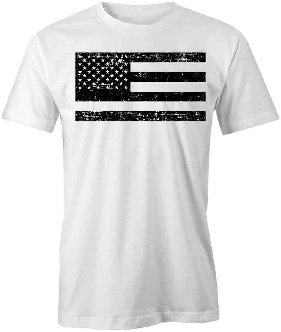 GRUNGE AMERICAN FLAG TShirt Tee Short-Sleeved Cotton USA CLOTHING S1WSA428 XXL