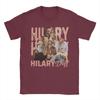 Unisex TShirts Hilary Duff Lucky Me Tour Crazy 100 Cotton Tee Shirt Short Sleeve  T Shirt Crew Neck Tops Big Size