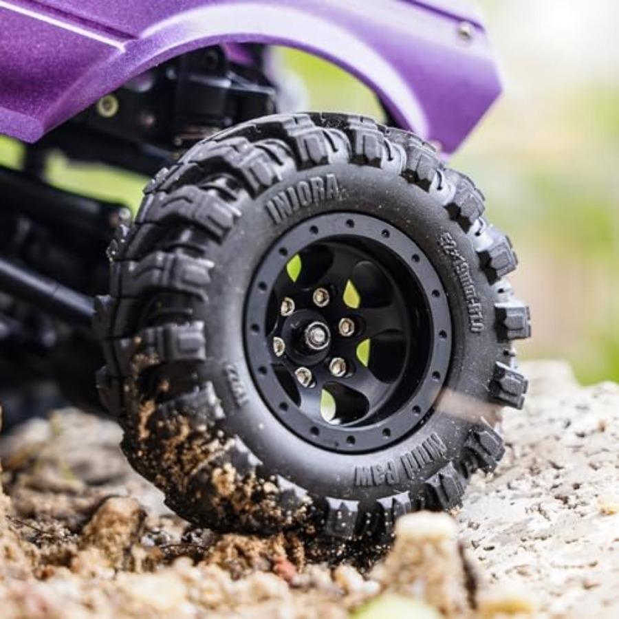 1.0 Aluminium Beadlock Wheel Rim for 4M Ascent18 SCX24 FCX24 1/24 1/18 RC Crawler Upgrade