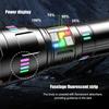 30W High Power Strong Light Flashlight Charging Long Range Flashlight New Telescopic Variable Focus High Luminous Aluminum Alloy Flashlight