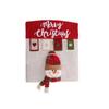 Reusable Chair Back Covers Santa Claus Snowman Chair Protector Christmas Seat Cover  Party