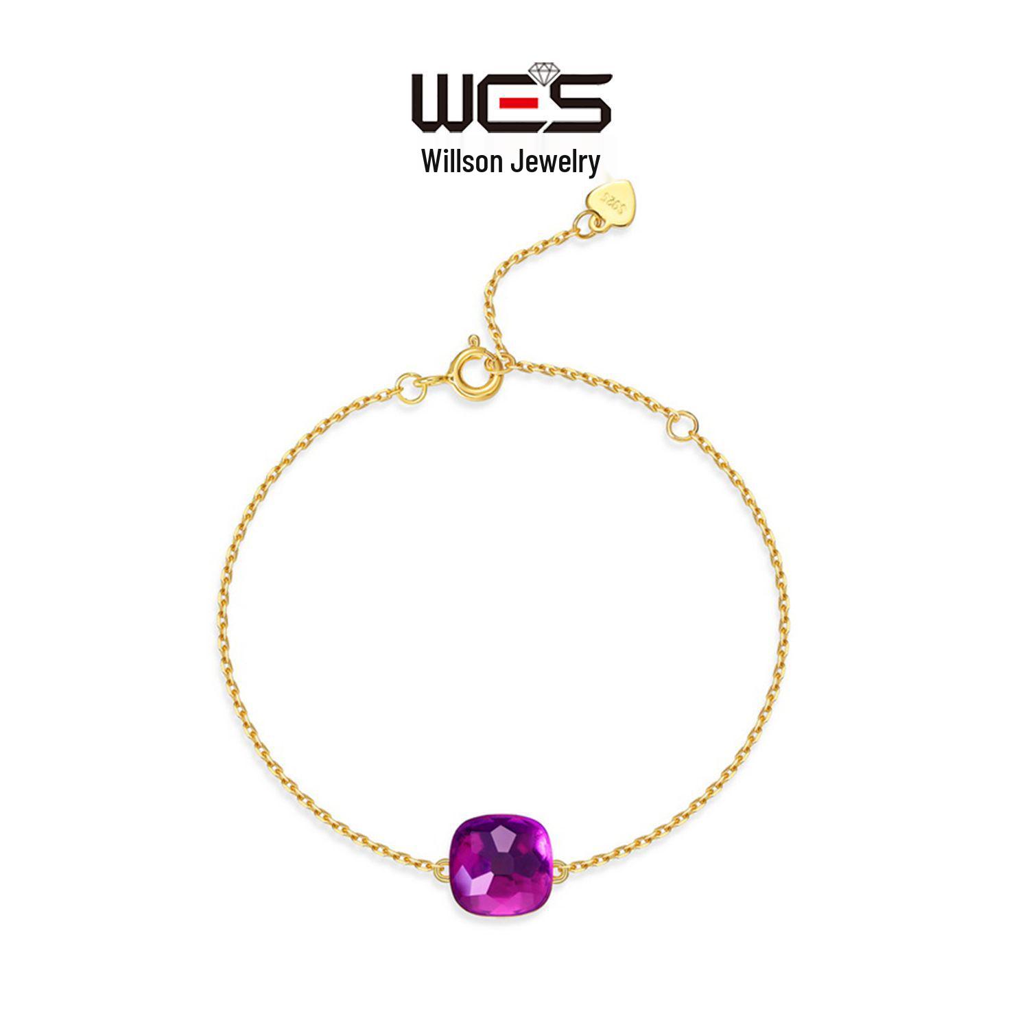 

S925 Silver-Plated 10K Gold Retro Bracelet: Simple, High-End Fashion 925 Silver