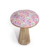Small Wooden Mushroom Decor Hand Painted Floral