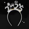 Tinsel New Year 2025 Headwear Headband Photo Props Party Cosplay Costumes Dancing Party Headband Christmas
