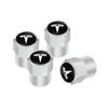 Adesivo per Auto 2025 Caldo 4 Pezzi Lega Tappo Valvola Auto Valvole Ruota Copripolvere Accessori Pneumatici Per Tesla Model 3 S X Model Y Cybertruck