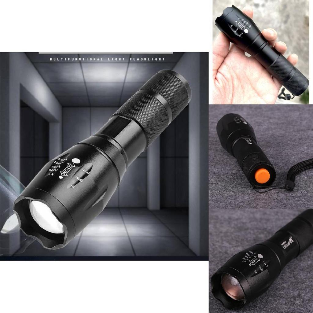 Scorpion Catching Led Flashlight With Dual White And Purple Light For Night Hunting And Exploration