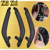 For BMW X5 X6 F15 F16 2014 2015 2016 2017 2018 Left Right 3Pcs/set Car Inner Doors Handle Pull Trim Cover Black