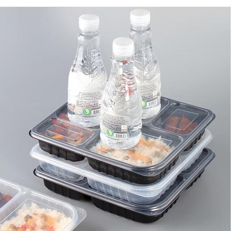 1500ml 5-Compartment Microwaveable Disposable Food Container