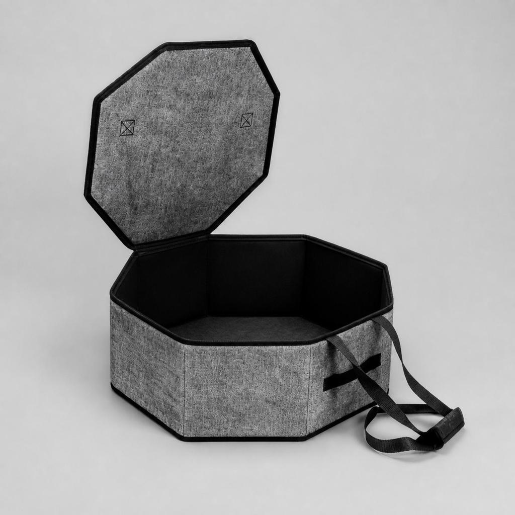 Hut-Tragetasche Platzsparendes faltbares Design, Aufbewahrungskoffer,