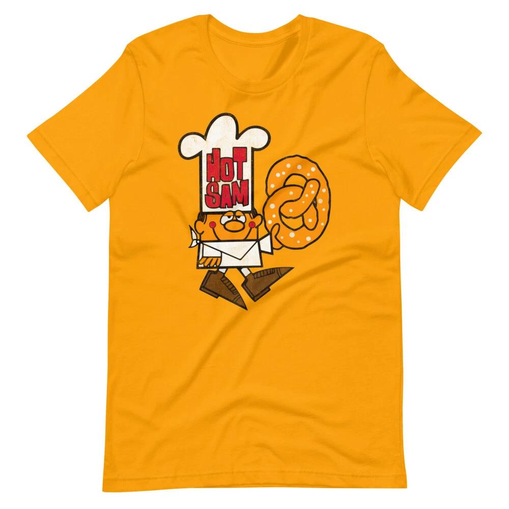 

HOT SAM PRETZELS Graphic Tee Shirt Short-Sleeve Unisex T-Shirt XXL